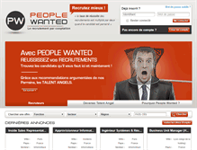 Tablet Screenshot of peoplewanted.fr